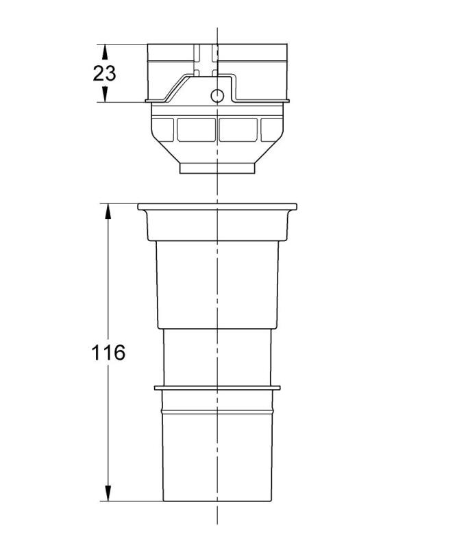 Grohe Gd2 İçin 4,5 L Adaptör - 42333000 - 3