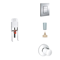 GROHE Gömme Rezarvuar Seti 80 mm İnce 4 'ü Set - 2