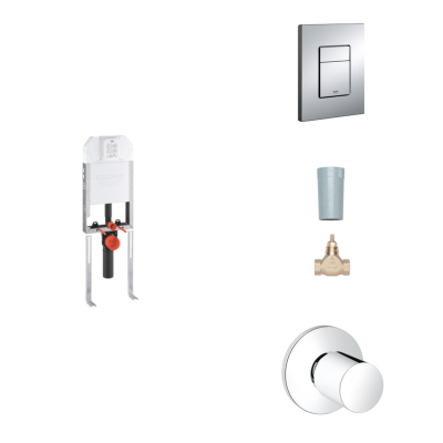 GROHE Gömme Rezarvuar Seti 80 mm İnce 4 'ü Set - 2