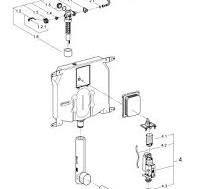 Grohe Gömme Rezervuar 6-9 l 1,13 m Pnomatik - 38986000 - 2