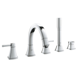 Grohe Grandera 5 Delikli Küvet Bataryası - 19919000 - GROHE
