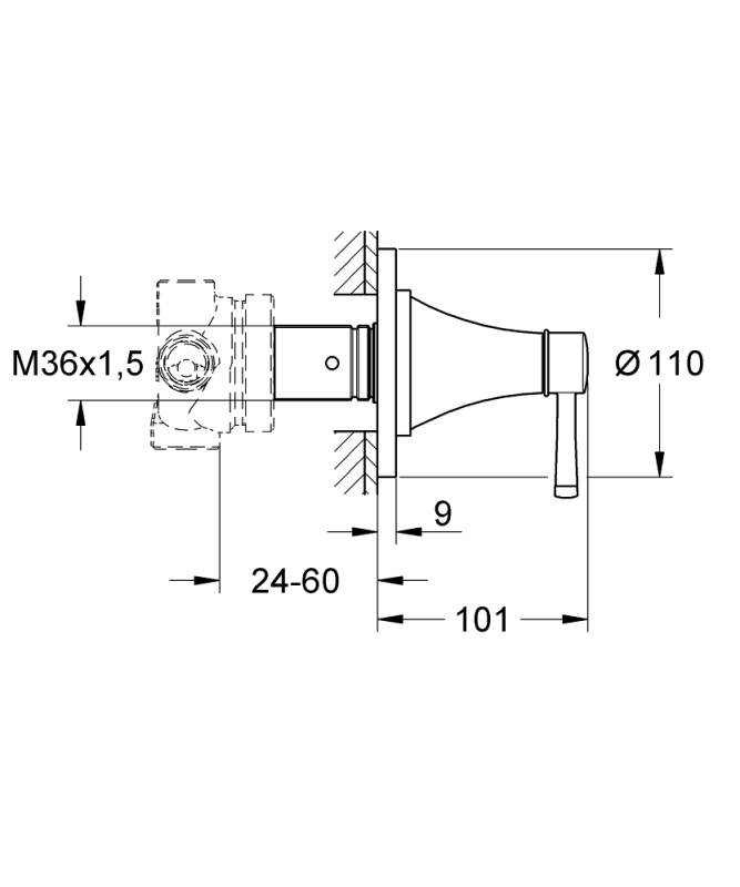 Grohe Grandera 5 Yollu Yön Değiştirici - 29419IG0 - 3