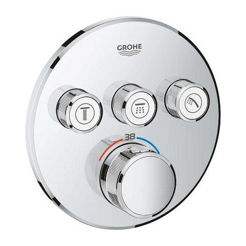 Grohe Grandera 5 Yollu Yön Değiştirici (3 Çıkış Kontrolü Sağlar) - 19942Ig0 - 4