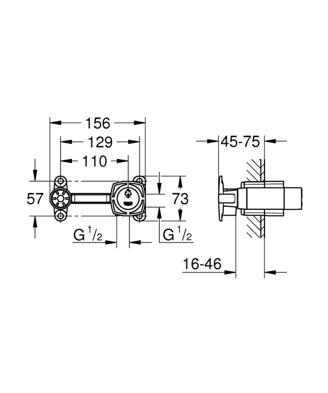 Grohe Grandera Ankastre İç Gövde - 23319000 - 3