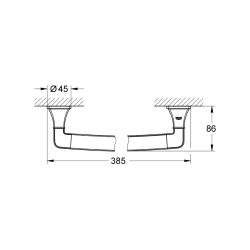 Grohe Grandera Banyo Tutamağı - 40633000 - 2