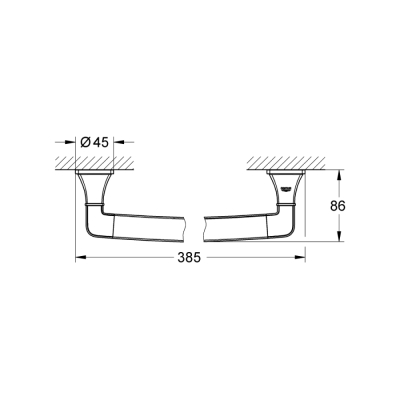 Grohe Grandera Banyo Tutamağı - 40633000 - 2