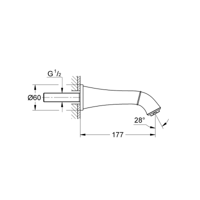 Grohe Grandera Çıkış Ucu - 13341Ig0 - 2