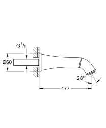 Grohe Grandera Çıkış Ucu - 13484000 - 4