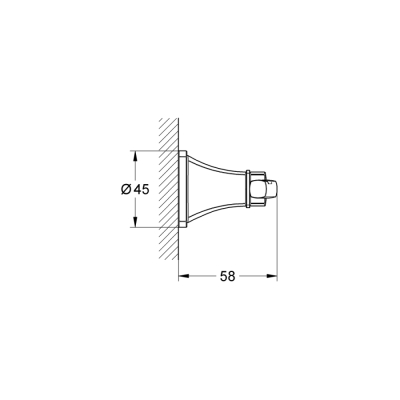 Grohe Grandera Havlu/Bornoz Askılığı - 40631En0 - 2