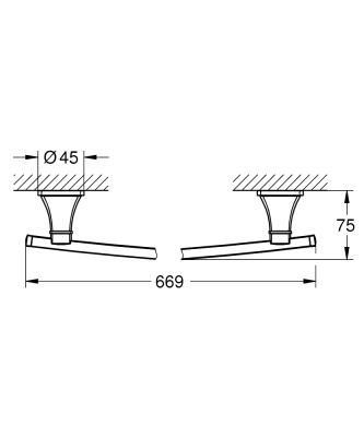 Grohe Grandera Havluluk - 40928000 - 3