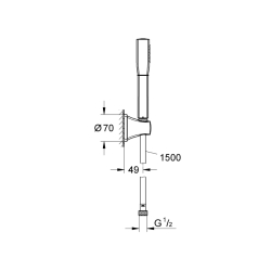 Grohe Grandera Stick Duş Seti - 27993Ig0 - 2