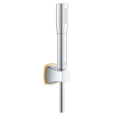 Grohe Grandera Stick Duvar Askısı Seti 1 Akışlı, Krom-Altın - 26901IG0 - 1