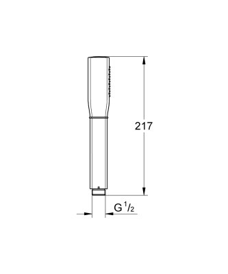 Grohe Grandera Stick El Duşu 1 Akışlı - 26852IG0 - 3