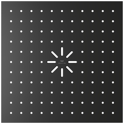 Grohe Ceiling Shower Cover Duo Phantom Black - 104987KF00 - 3