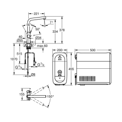 Grohe Grohe Blue Home L - Tipi Başlangıç Kiti - 31454001 - 2