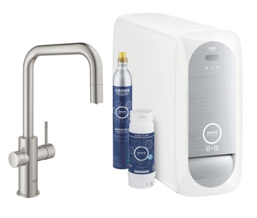 Grohe Grohe Blue Home U - Spout Starter Kit With Pull - Out Mousseur - 31543DC0 - 1
