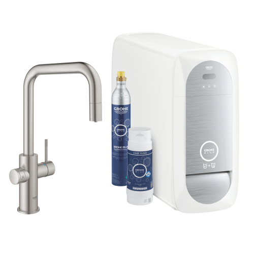 Grohe Grohe Blue Home U - Spout Starter Kit With Pull - Out Mousseur - 31543DC0 - 2