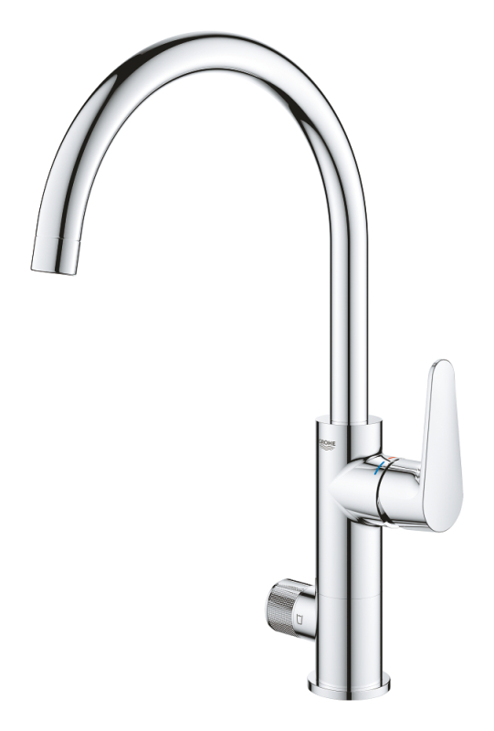 Grohe Grohe Blue Pure Baucurve Filtre Fonksiyonuna Sahip Tek Kumandalı Eviye Bataryası - 31723000 - 4
