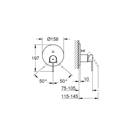 Grohe Grohe Plus Ankastre Banyo/Duş Bataryası - 24060Al3 - 2