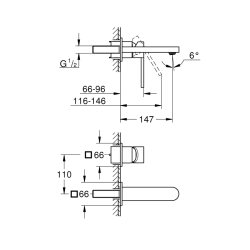 Grohe Grohe Plus İki Delikli Lavabo Bataryası
M-Boyut - 29303Al3 - 2