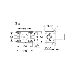 Grohe Grohe Rapido C İç Gövde - 35028000 - 2