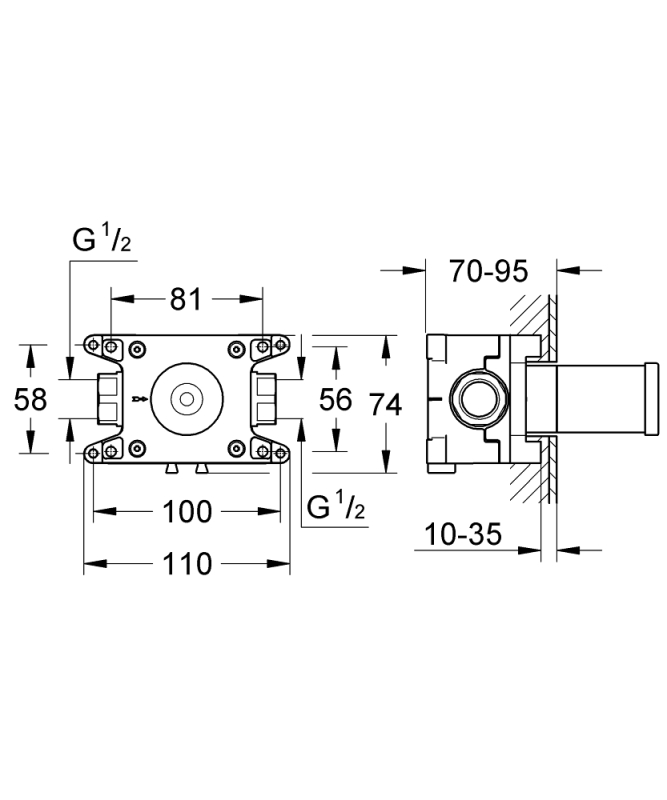 Grohe Grohe Rapido C İç Gövde - 35028000 - 3