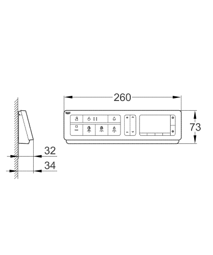 Grohe Grohe Sensia Arena Kumanda - 14926001 - 3