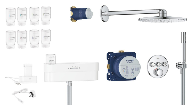 GROHE GROHE SmartControl Purefoam — Concealed shower system #1058120000 - 1