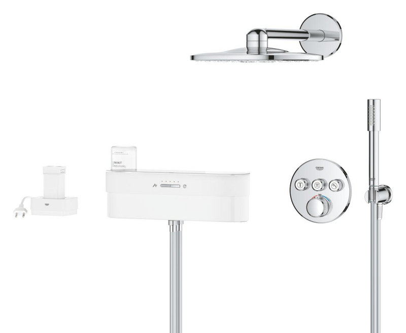 GROHE GROHE SmartControl Purefoam — Concealed shower system #1058120000 - 3