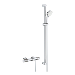 Grohe Grohtherm 1000 Performance Termostatik Duş Bataryası / Duş Seti Dahil - 34784000 - GROHE