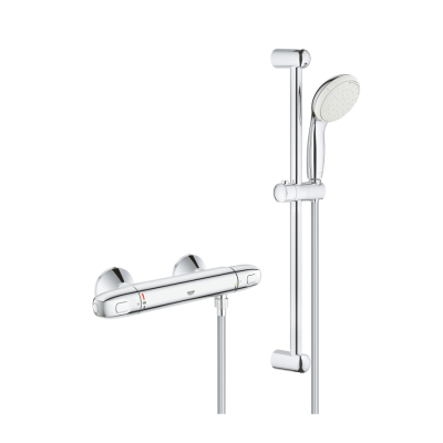 Grohe Grohtherm 1000 Termostatik Duş Bataryası / Duş Seti Dahil - 34820004 - 1