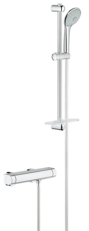Grohe Grohtherm 2000 Termostatik Duş Bataryası / Duş Seti Dahil - 34195001 - 1
