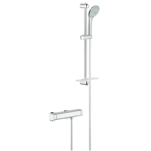 Grohe Grohtherm 2000 Termostatik Duş Bataryası / Duş Seti Dahil - 34195001 - 2