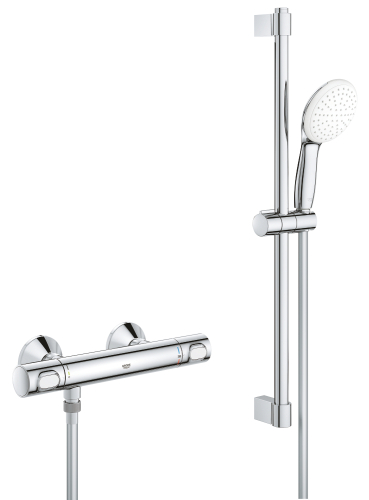 Grohe Grohtherm 500 Termostatik duş bataryası - 34796001 - 1