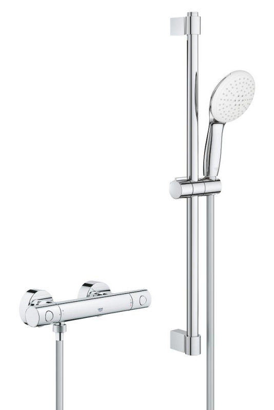 Grohe Grohtherm 800 Cosmopolitan Termostatik duş bataryası - 34768001 - 1