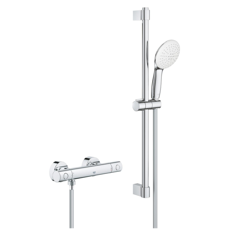 Grohe Grohtherm 800 Cosmopolitan Termostatik duş bataryası - 34768001 - 2
