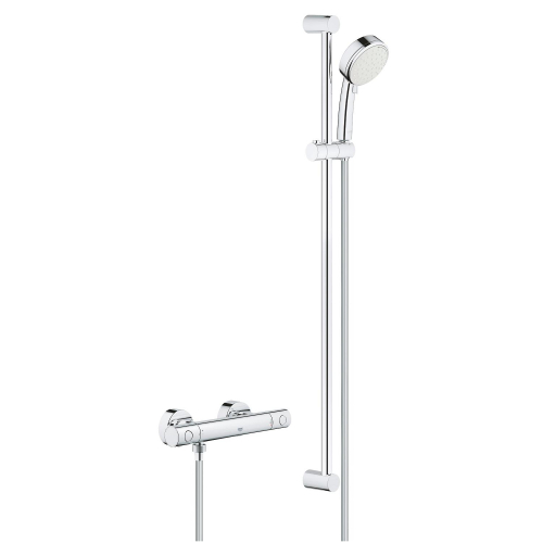 Grohe Grohtherm 800 Cosmopolitan Termostatik Duş Sistemi 1/2