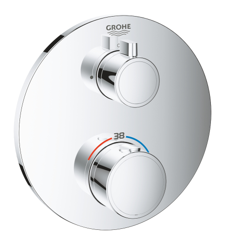 Grohe Grohtherm Ankastre Termostatik Banyo Bataryası - 24075000 - GROHE