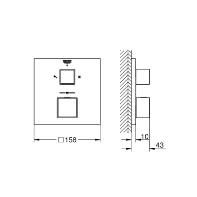 Grohe Grohtherm Cube - 24154Al0 - 2