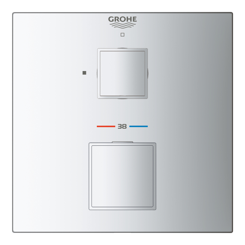Grohe Grohtherm Cube Ankastre Termostatik Banyo Bataryası - 24153000 - 3