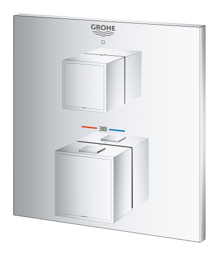 Grohe Grohtherm Cube Ankastre Termostatik Banyo Bataryası - 24153000 - 4
