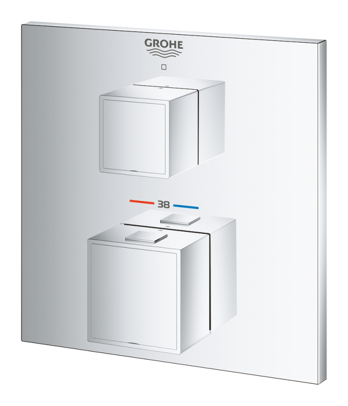 Grohe Grohtherm Cube Ankastre Termostatik Banyo Bataryası - 24153000 - 4