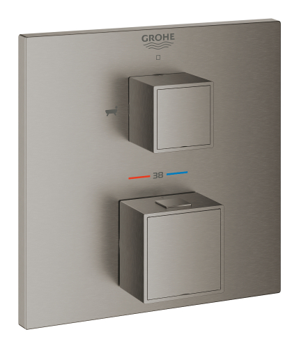 Grohe Grohtherm Cube Çift Yönlü Ankastre Termostatik Banyo Bataryası - 24155Al0 - GROHE