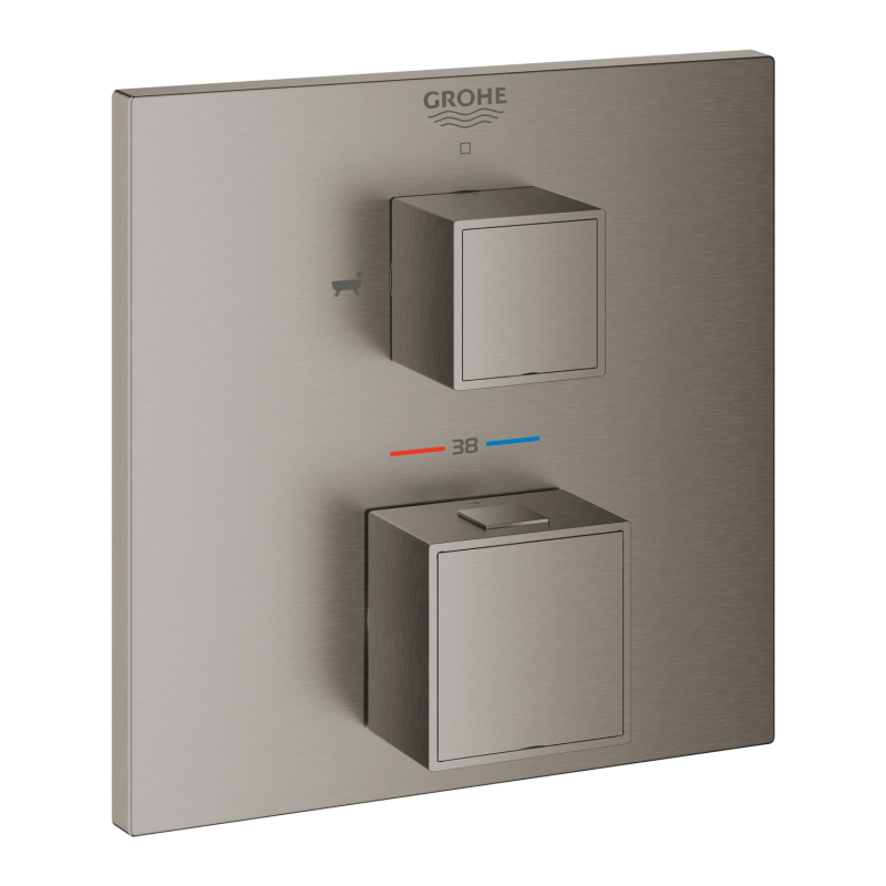 Grohe Grohtherm Cube Çift Yönlü Ankastre Termostatik Banyo Bataryası - 24155Al0 - 2