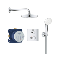 Grohe Grohtherm Duş Seti, Tempesta 210 Tepe Duşu İle - 34729000 - GROHE