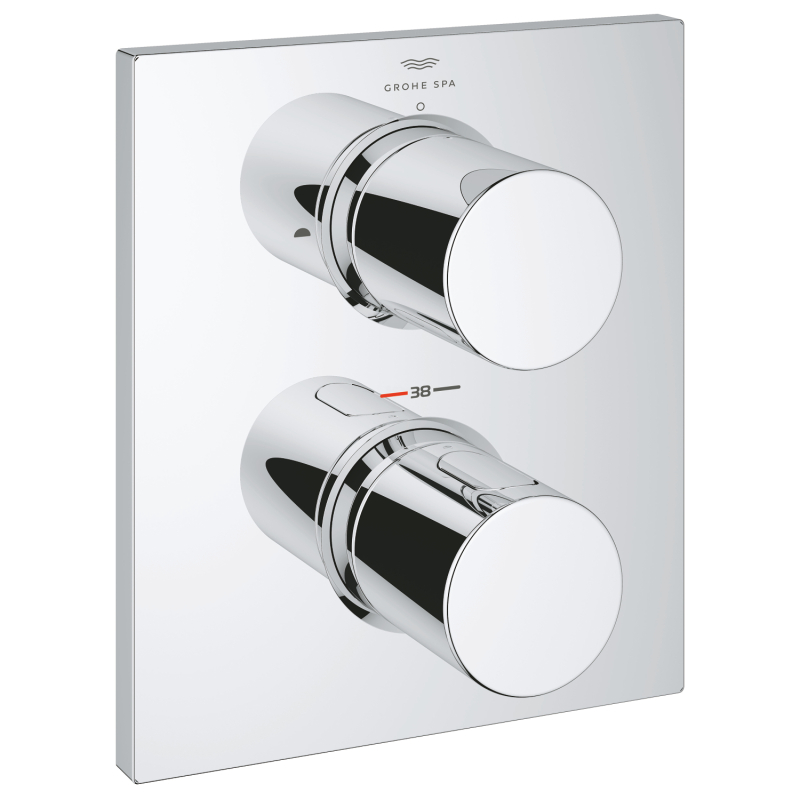 Grohe Grohtherm F 2 Yollu Yön Değiştiricili Banyo Bataryası - 27618000 - 2