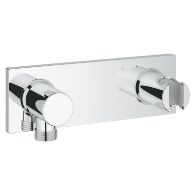 Grohe Grohtherm F Duvar üstü duş askısı ve duş çıkış dirseği seti - 26878000 - 1