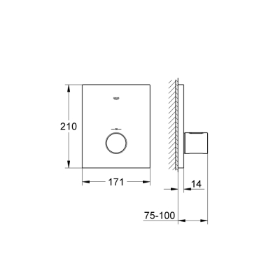 Grohe Grohtherm F Merkezi Ankastre Termostatik Kumanda - 27619000 - 2