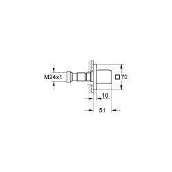 Grohe Grohtherm F Tek Noktadan Akış Kontrollü Kumanda - 27623000 - 2