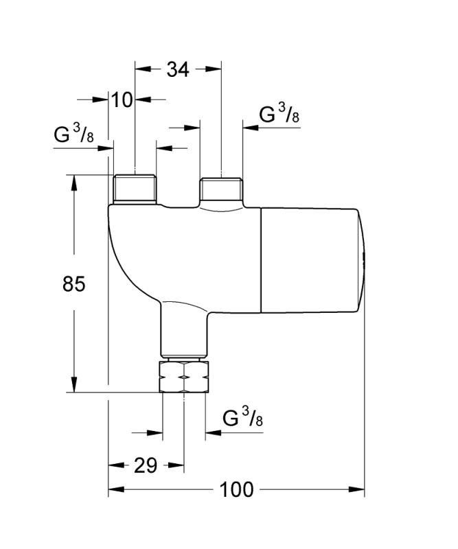 Grohe Grohtherm Micro Mikro Termostat - 34487000 - 3